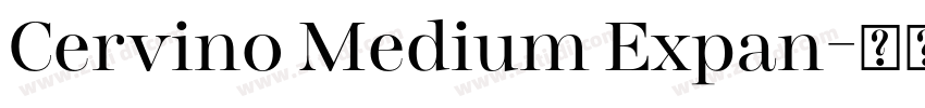 Cervino Medium Expan字体转换